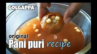 Original Pani puri recipe  पानीपूरी बनाने के सारे राज और ट्रिक्स  Golgappa [upl. by Dru]