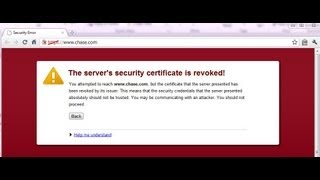 The servers security certificate is revoked how to solve it [upl. by Fairlie]