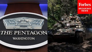 JUST IN Pentagon Holds Press Briefing As Ukraine Set To Receive Depleted Uranium Ammunition [upl. by Fin]