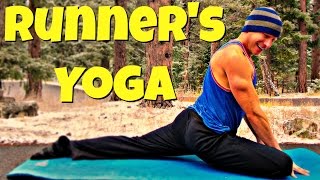 Yoga for Runners  25 Minute Stretch  Sean Vigue Fitness [upl. by Neirbo]