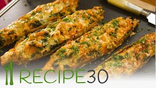 Twice baked sweet potato recipe by wwwrecipe30com [upl. by Brenden]