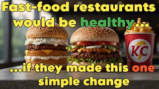 One Simple Change To Make Fast Food Healthier And Better For You  Askadoc [upl. by Doownel784]