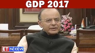 High Manufacturing Aided Q3 GDP Says FM Arun Jaitley [upl. by Anahpets]