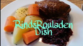 RINDSROULADEN DISH juddies version GERMAN RECIPE [upl. by Noe58]