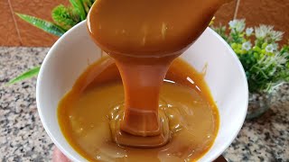 صوص الكراميل أو التوفي بالحليب بدون كريمة ناجح glacage caramelCARAMEL ICING [upl. by Adnoek]