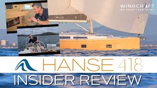 Hanse 418  Insider Review [upl. by Fitzger]