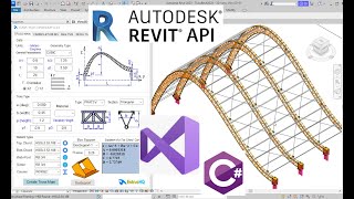 Revit API  Cerchas curvas Arco catenaria parábola cubica quadt campana amp elipse [upl. by Hamilton168]