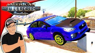 American Truck Simulator Mods SUBARU IMPREZA WRX STI 2017 Mod Review [upl. by Nirrol629]