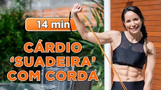 Cardio suadeira com corda  Carol Borba [upl. by Nekial]