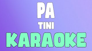 pa KaraokeInstrumental  TINI [upl. by Sam]