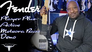 Fender Player Plus Active Meteora Bass Full Demo [upl. by Atilam818]