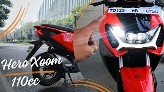 InDepth Review of Hero Xoom 110 Scooter  How Practical is it in Real Life [upl. by Lan]