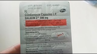 Dalacin c 300 mg capsule uses in hindi dalacin c 300 price dose Side effect medicine review [upl. by Fang]