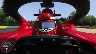 Assetto Corsa SimDream F1 2021 Ferrari SF21 Onboard SPA [upl. by Hollander12]