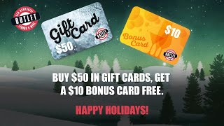 Get a 10 Bonus Card For Every 50 in Gift Cards Purchased this Holiday Season [upl. by Ised736]