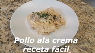 Super receta de Pollo ala crema JJGourmeT [upl. by Wichern]