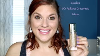 Guerlain LOr Pure Radiance Face Primer Review [upl. by Anomahs]