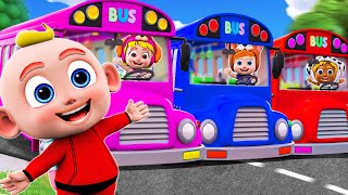 Wheel on The Bus🚌  Baby Police👮  More Nursery Rhymes amp Kids Songs  Who Took The Baby😲😯 [upl. by Ches95]