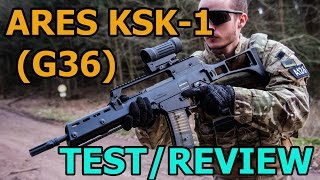 ARES KSK1 G36 Airsoft  Softair Test amp Review  GSPAirsoft german  deutsch [upl. by Risley]