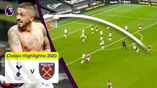 Spurs 33 West Ham  LATE HAMMERS COMBACK amp LANZINI STUNNER Premier League Highlights [upl. by Tatum175]