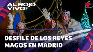 Los Reyes Magos realizan su tradicional cabalgata por las calles de Madrid [upl. by Alegna]