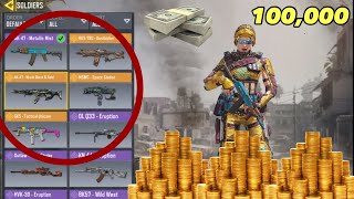 100000 CP ACCOUNT IN COD MOBILE Cod Mobile Cp [upl. by Nodyarb880]