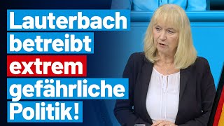 Lauterbach betreibt extrem gefährliche Politik  Christina Baum  AfDFraktion im Bundestag [upl. by Meier387]