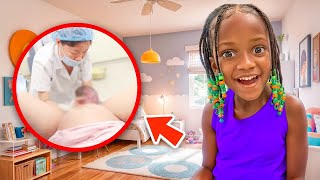 5Yr Olds SHOCKING Reaction to Birth Video [upl. by Nnadroj]