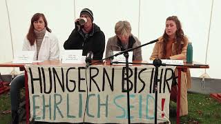 HE I Pressekonferenz vom 05 April 2024 I Hungerstreik [upl. by Jenness]