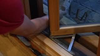 Adjusting a push out casement window [upl. by Cataldo]