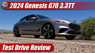 2024 Genesis G70 Sport Prestige RWD Test Drive Review [upl. by Aneeroc447]