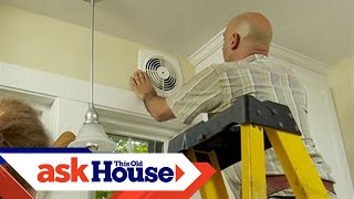 How to Install a ThroughtheWall Exhaust Fan  Ask This Old House [upl. by Enelkcaj]