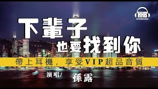 抖音 音樂 ♫ 下輩子也要找到你  孫露〖寫給你的信一去沒音訊 ，就連手機你也關了機。 〗動態拼音歌詞 PinYin Lyrics 高音質 [upl. by Sad]