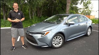 Is the 2024 Toyota Corolla XLE a BETTER hybrid sedan than a 2025 Honda Civic Touring [upl. by Verdi109]