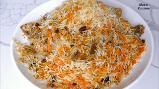 Afghan Chicken Kabuli Pulao incredibly Tasty قابلی پلو افغانی با گوشت مرغ از مزه اش حیران میشوید [upl. by Ayerdna265]