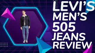 Levis Mens 505 Regular Fit Jeans Review  Perfect Classic Pair of Jeans [upl. by Devaj]