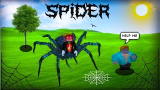 Escape the crazy monster spider in roblox before caught [upl. by Penman680]