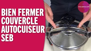 Comment bien fermer le couvercle dune cocotte minute seb [upl. by Kameko]