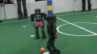 RoboCup 2008 Humanoid Soccer Final NimbRo vs Team Osaka [upl. by Ojaras]