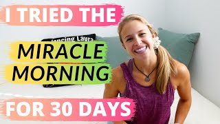 I Tried The Miracle Morning Routine For 30 Days  Have I Stuck With It  Review and Results [upl. by Einnahpets156]