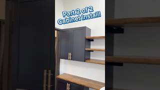 How to install cabinets part 2 diy howto woodworking fyp fypシ゚viral fy smallbusiness l [upl. by Adohr121]