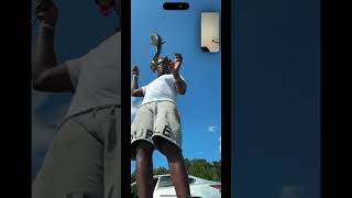 Caught A bass on FaceTime fypyoutube bass bassfishing facetime fyp shorts viralvideos [upl. by Noizneb]