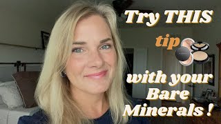 Bare Minerals Tip for Full Coverage Powder Foundation  Mature Skin [upl. by Danais]