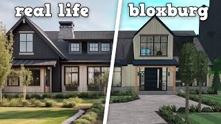 Building a REALISTIC Farmhouse In Bloxburg [upl. by Emelyne565]