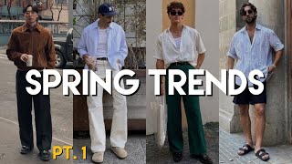 5 TRENDS TO TRY THIS SPRING  Men’s Spring Outfit Ideas  Mens Fashion 2024  Micah [upl. by Anneyehc]