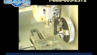 Ring Engraving with Gravograph M20 Jewel rotary engraver [upl. by Pegasus]