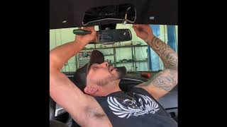 stary night headliner installation headliner removal 2015  Dodge Charger Rolls Royce star headliner [upl. by Hirschfeld]