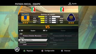 FIFA 11 PS2 Gameplay  Tigres vs UNAM [upl. by Dicks]