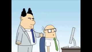 Dilbert Animated Cartoons  Negotiating in a Bad Economy and Safety Manual [upl. by Iong514]