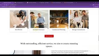 Website Analysis Video for Custom Floor Covering [upl. by Krischer]